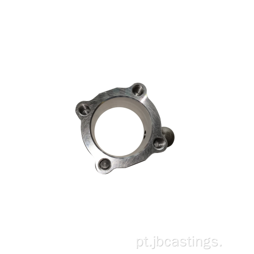 Peça de flange de aço usinado CNC